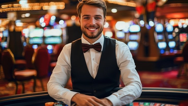 Seorang pemain sedang menikmati taruhan sepak bola melalui aplikasi mobile lion8