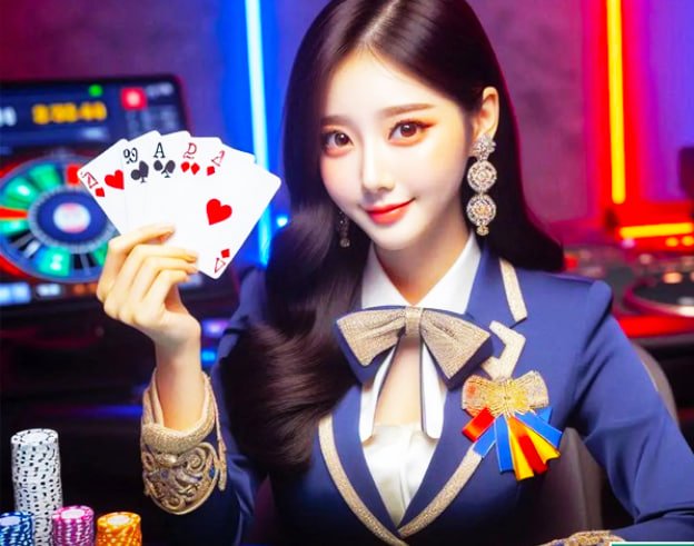 Roda roulette dalam permainan live casino dengan dealer profesional